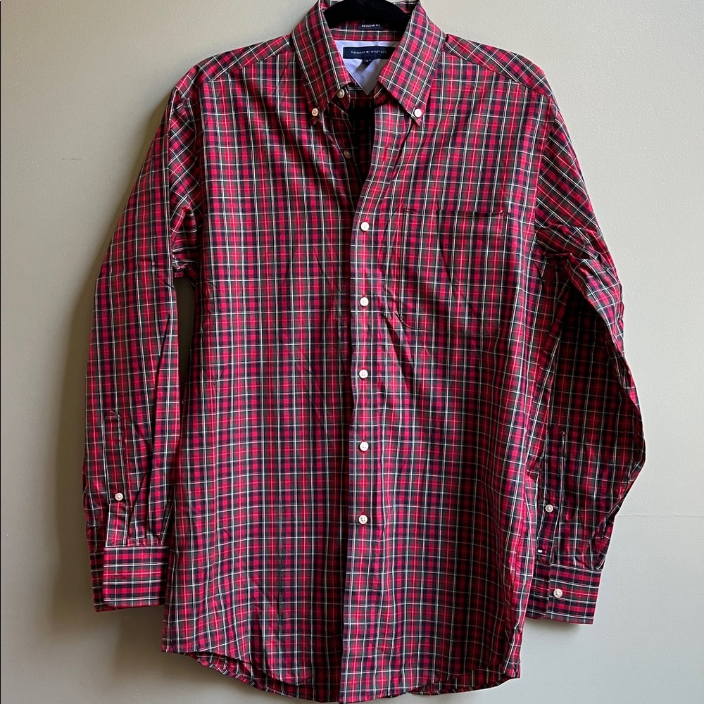 Tommy Hilfiger Plaid Button Down